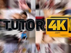Martin Spell plays a risky game with a hot tutor in Tutor4K video