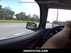 18 ans, Gros seins, Voiture, En gros plan de très près, Hd, Orgasme, Public, Nénés