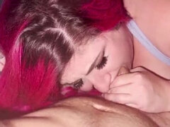 POV Blowjob and Pussy Fucking with Curvy BBW Alexis and Steve Rickz