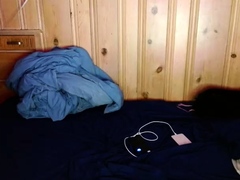 Ébano, Masturbación, Transexual, Solo, Medias largas