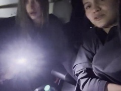 Enthousiasteling, Auto, Schattig, Hd, Huisgemaakt, Latijnse vrouw, Lesbisch, Naakt