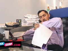 ブロンド, フェラチオ, 茶髪の, Hd, 息子, ティーン