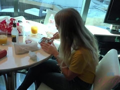 素人, 指いじり, オーガズム, アウトドア, ハメ撮り, 公共, 喫煙, 濡れ