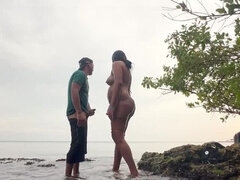 Amateur, Beach, Big cock, Couple, Deepthroat, Hd, Latina, Sucking
