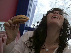 Enthousiasteling, Pijpbeurt, Eten, Duits, Openbaar