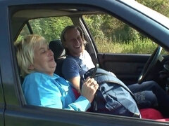Blondine, Auto, Oma, Behaart, Hd, Reif, Muschi, Realität