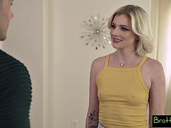 Verga grande, Rubia, Mamada, Pajear, Pov, Tetas