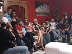 Amateur, Grupo, Lamidas, Orgía, Dolor, Coño, Medias largas, Adolescente