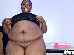 Amateur, Gorda, Negro, Ébano, Masturbación, Maduro, Madres para coger, Pov