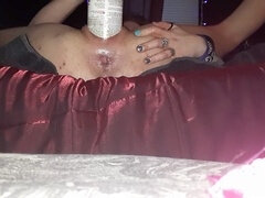 素人, アメリカ人, フィストファック, 挿入, 淫乱熟女, オマンコ, タトゥー, ヤリマンの