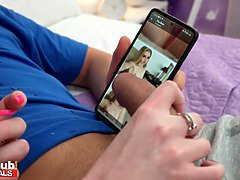 18, アナル, お尻, 顔射, オーガズム, 馬乗り, 靴下, ティーン