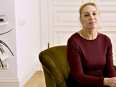 Tetas grandes, Rubia, Mamada, Abuelita, Lencería, Maduro, Ruso, Medias largas
