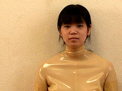 japanese chick spandex suit breathplay
