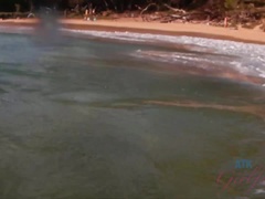 Leie, Strand, Blasen, Fingern, Freundin, Pov, Öffentlich, Dusche