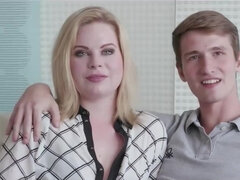 Enthousiasteling, Grote kont, Grote mammen, Pijpbeurt, Bedriegen, Man die toekijkt, Sperma in gezicht, Hardcore