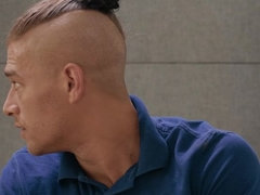 Grote lul, Grote mammen, Pijpbeurt, Lul, Sperma in gezicht, Handbeurt, Kut duiken, Geschoren