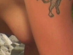 Kont, Pijpbeurt, Sperma shot, Lul, Kut duiken, Roodharige vrouw, Tieten likken, Oud