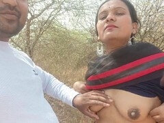 Tromperie, Couple, Éjaculation interne, Indienne, Embrassement, De plein air, Petite femme, Chatte