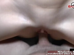 Gros seins, Éjaculation interne, Éjaculer dans la bouche, Grosse, Allemand, Avaler, Adolescente, Laide