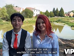 美人, デカパイ, 浮気する, Hd, 下着, 公共, 赤毛, 剃毛