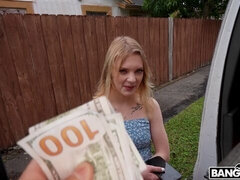 18, お尻, フェラチオ, 車, バック, 自然山雀, ティーン, オッパイの