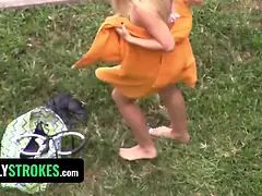 素人, ブロンド, フェラチオ, イく瞬間, イマラチオ, 手コキする, オマンコ, 叫ぶ