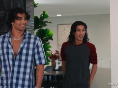 美女, デカチン, デカパイ, フェラチオ, 巨乳な, なめる, 母, 現実