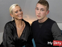 Blonde, Sucer une bite, Grossier, Allemand, Mère que j'aimerais baiser, Chevaucher, Rugueux, Épouse