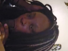 デカパイ, 黒人, フェラチオ, チン, 黒人, ヤリマン, フェラする, 妻