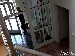 Estate agent MILF wakes and fucks horny student