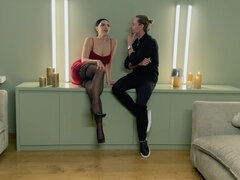 Blasen, Hardcore, Lingerie, Reif, Orgasmus, Muschi, Russisch, Rasiert