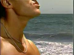 Chica, Playa, Tetas grandes, Mamada, Corridas, Sexo duro, Maduro, Tetas
