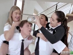 Missionary, natural-tits, teenager
