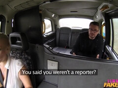 Reporter Receives Steamy Sex Scoop 1 - Female Fake Taxi