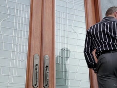 Gorgeous young lady hooks up with older man