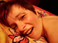 Big cock, Black, Cuckold, Ebony, German, Threesome, Whore