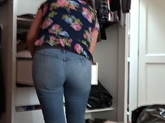Leie, Arsch, Gehörnter ehemann, Spermaladung, Lingerie, Reif, Milf, Sohn