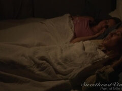 Naughty lesbos thrilling xxx scene