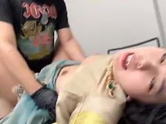 Indian Bhabhi can't stop Squirting while getting a Tattoo
