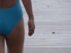 58-Year-Old Hairy Latina Wife Shows Off in Bikini at Beach, Masturbates, Fucks, and Pee in Apartment - Ardientes69