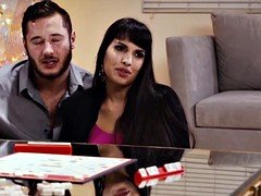 Petite stepsister railed by stepbrother