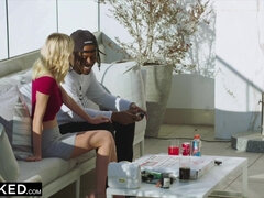 BLACKED BBC-hungry Blonde Tracks down her Celebrity Crush - Alicia williams