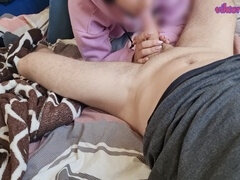Enthousiasteling, Pijpbeurt, Sperma, Vriendin, Huisgemaakt, Orgasme, Kut duiken, Vrouw