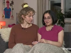 Braunhaarige, Deutsch, Hardcore, Hd, Lesbisch, Natürlichen titten, Muschi, Spielzeuge