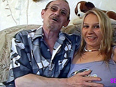 grandfather entices his granddaughter