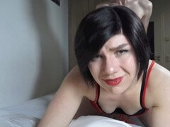 Ada Wong from Resident Evil takes doggy style pounding