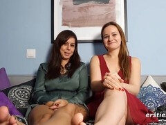 Alemán, Lesbiana, Coño, Afeitado, Chupando, Tatuaje, Juguetes