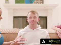 Disobedient Step-Son's Punishment: A Raunchy FFM Threesome with Stepmom Pristine Edge & Charlotte Sins