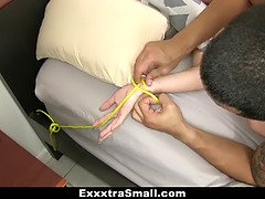 Exxxtrasmall - small blondie Dakota Skye tied up and nailed