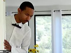 Tromperie, Cocu, Noir ébène, Interracial, Fille latino, Rugueux, Criant, Épouse